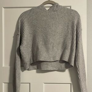Offline by Aerie grey crop sweater